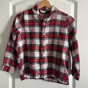Pottery Barn Kids Plaid Flannel Sz 8